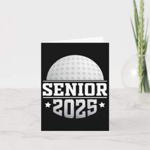 Tarjeta Golf Senior 2025 Año Senior Cl De 25 Graduación