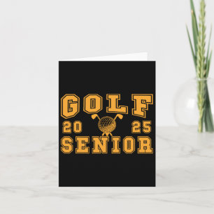Tarjeta Golf Senior Night Senior 2025 Graduación 14