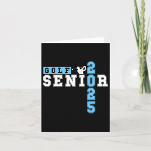 Tarjeta Golf Senior Night Senior 2025 Graduation &#