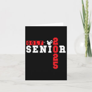 Tarjeta Golf Senior Night Senior Senior 2025 Graduación 9