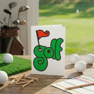 Tarjeta Golf Wang Verde y Rojo Vibrante