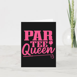 Tarjeta Golf Women Par Tee Queen Golf Clubs Golf Play