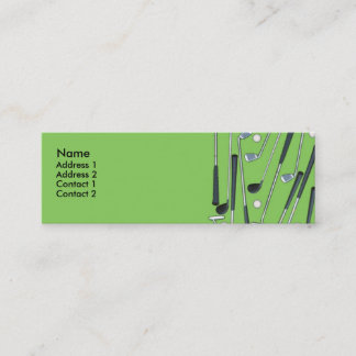 Tarjeta Golfing del perfil