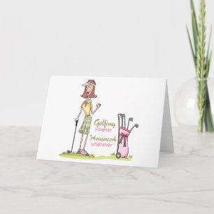 Tarjeta Golfing Forever