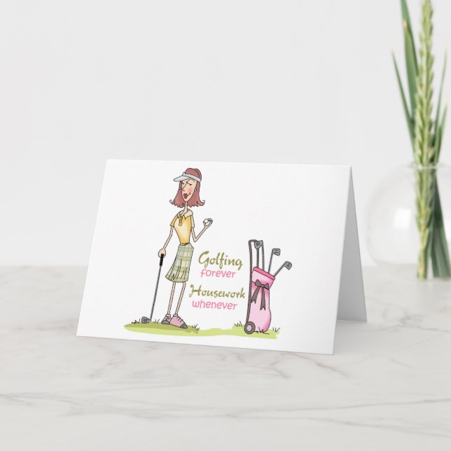 Tarjeta Golfing Forever (Anverso)