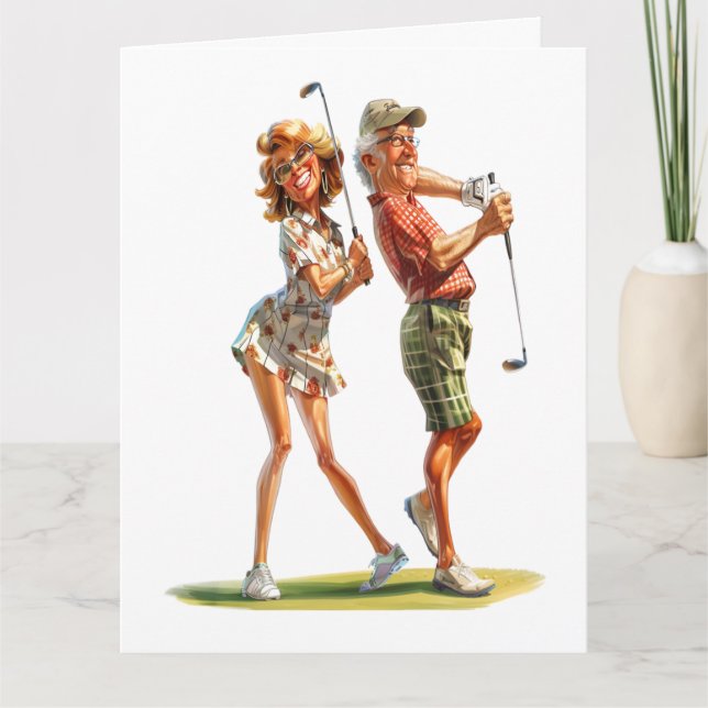 Tarjeta Golfistas Sensacionales (Anverso)
