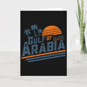 Tarjeta Golfo de Arabia Est 2025 Trump Golfo Arábigo Diver
