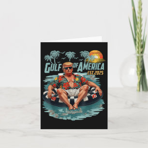 Tarjeta Golfo De Ee.Uu. Est 2025 Bandera Estadounidense Go