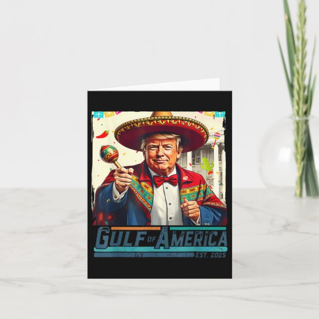 Tarjeta Golfo De Eeuu América Este 2025 Cinco De Mayo Trum (Anverso)