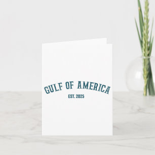 Tarjeta Golfo De Estados Unidos 2025 Bandera Americana Gol