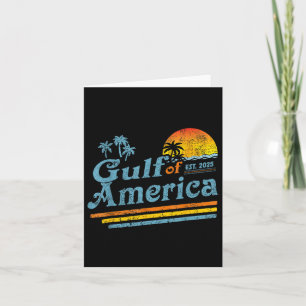 Tarjeta Golfo De Estados Unidos 2025 Bandera Americana Gol