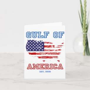 Tarjeta Golfo De Estados Unidos América México Golfo De Mé