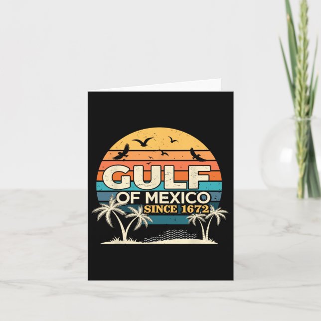 Tarjeta Golfo De México Con La Marea (Anverso)