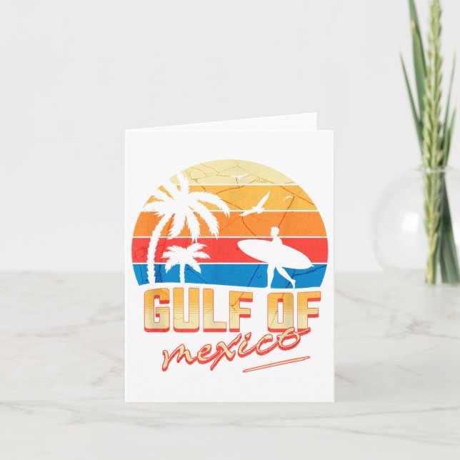Tarjeta Golfo De México Forever Beach Golfo De México (Anverso)