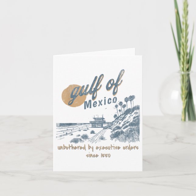 Tarjeta Golfo De México Forever Beach Golfo De México (Anverso)