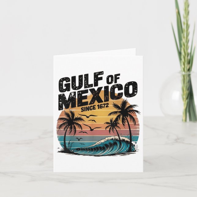 Tarjeta Golfo De México, Golfo De Ee.Uu. 2025 (Anverso)