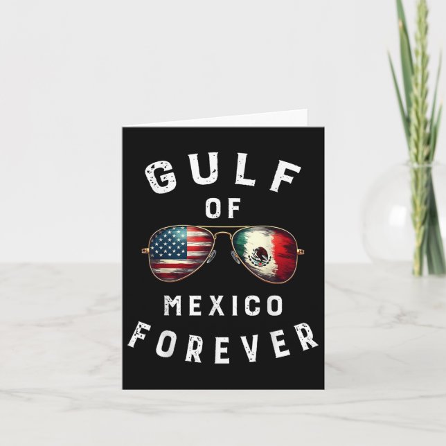 Tarjeta Golfo De México Para Siempre Presidente Trump Golf (Anverso)