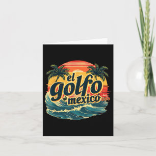 Tarjeta Golfo de Trump América México El Golfo De México