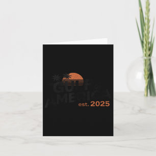 Tarjeta Golfo De Vintage Retro De Estados Unidos 2025