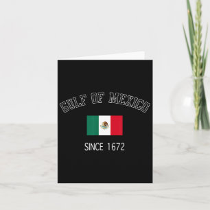 Tarjeta Golfo Retro De México Desde El Golfo De Bandera Me
