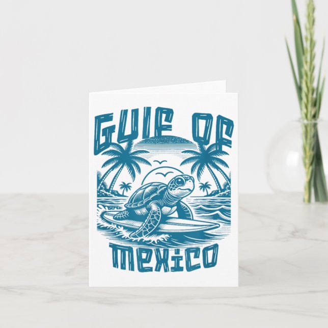 Tarjeta Golfo Retro De México Forever Turtle Beach G (Anverso)