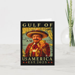 Tarjeta Golfo Retro Estados Unidos México Trump México Tac