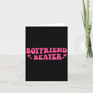 Tarjeta Golpeador de Novio Humor Divertido Novia Retro Gro