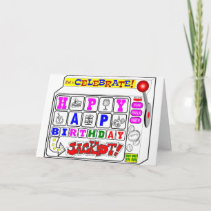 Tarjeta Golpear el bote de cumpleaños