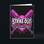Tarjeta Golpear el cáncer de seno Béisbol Softbol Drip Ho<br><div class="desc">Golpear el cáncer de seno Béisbol Softbol Drip Home Plate</div>