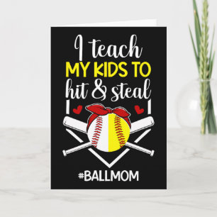 Tarjeta Golpear y robar Ll Mom vende suaveLl Mom 