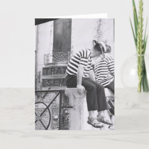 Tarjeta Gondoleros del gondolero de Venecia Italia