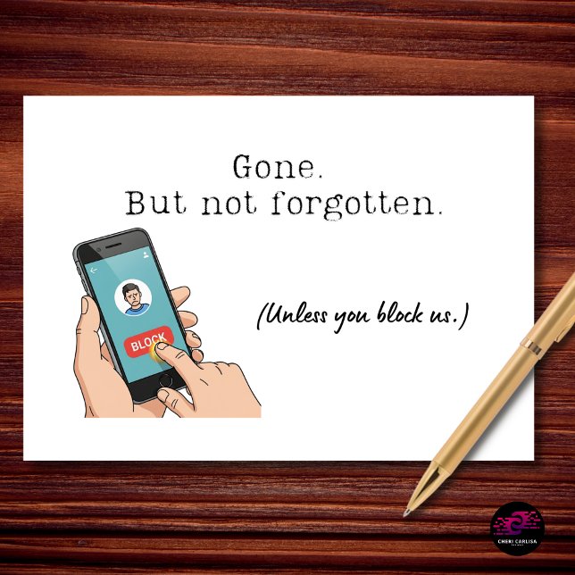 Tarjeta Gone But Not Forgotten Retirement (We’re not accepting blocks at this time.)