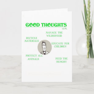 Tarjeta Good Thoughts