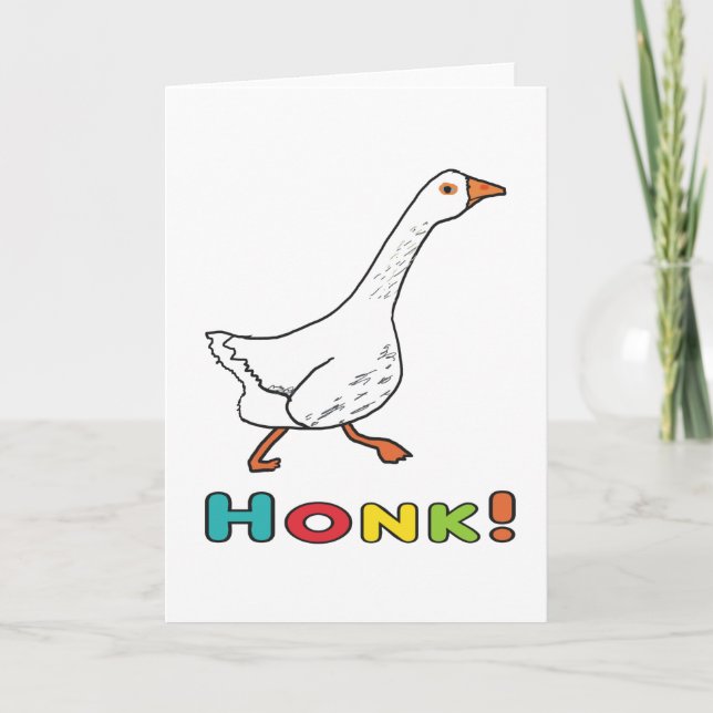 Tarjeta Goose Honk (Anverso)