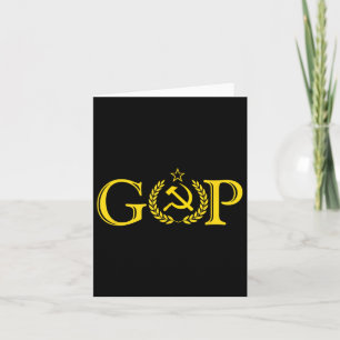 Tarjeta Gop Anti Trump _ Republicano Ruso _ Político