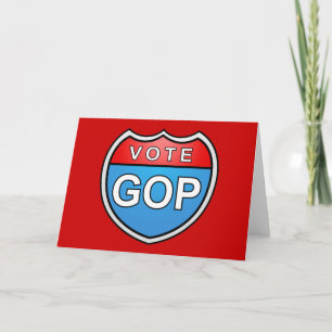 Tarjeta GOP del voto