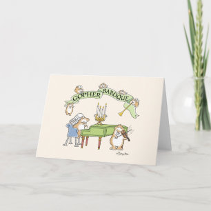 Tarjeta GOPHER BAROQUE por Sandra Boynton