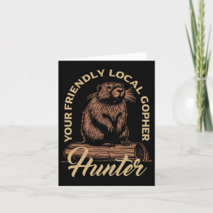 Tarjeta Gopher Hunter Gear Equipos Esenciales Gopher Sla