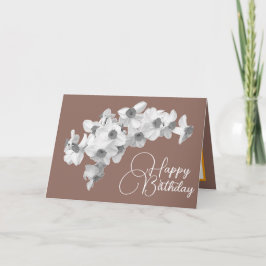 Tarjeta Gorgeous White Daffodils Pretty Bouquet Birthday