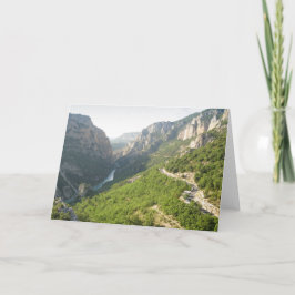 Tarjeta Gorges du Verdon, Francia