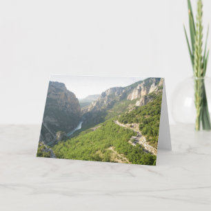 Tarjeta Gorges du Verdon, Francia