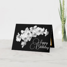 Tarjeta Gorgoge White Daffodils Bonito Bouquet Cumpleaños