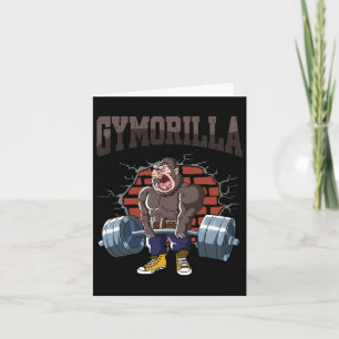 Tarjeta Gorila Gorila Gymorilla Formación para el entrenam