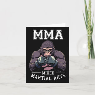Tarjeta Gorila Mma fuerte - Combate en jaula de boxeo