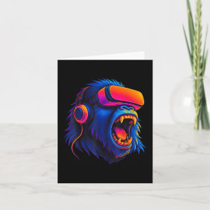 Tarjeta Gorila Niños De Cumpleaños Hombres Adultos Mujeres