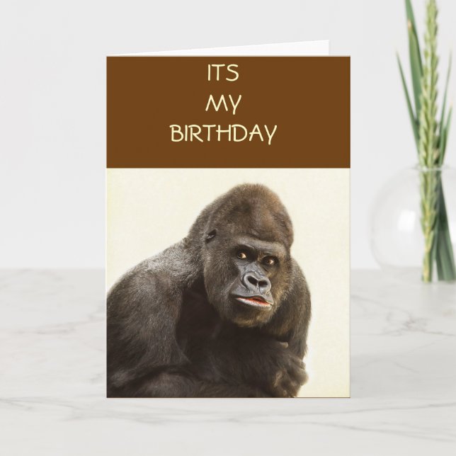 Tarjeta Gorilla Pout (Anverso)