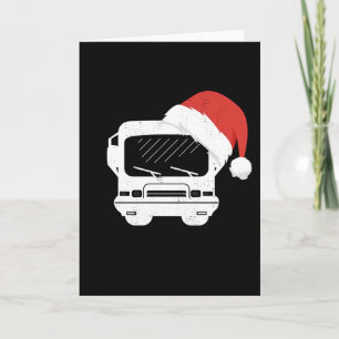 Tarjeta Gorra Clásica de Autocaravana Regalo de Navidad
