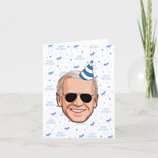 Tarjeta Gorra de Cumpleaños de Joe Biden