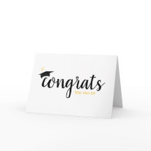 Gorra de graduación de felicitaciones