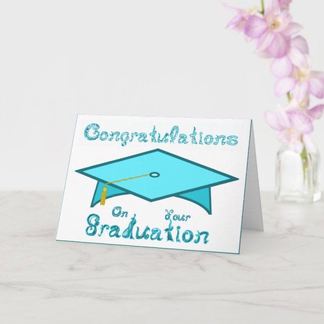 Tarjeta Gorra del Fiesta imprimible de la capa de graduaci (Orquídea)